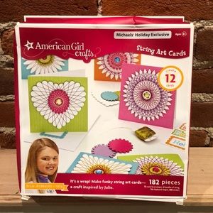 American Girl string art card set